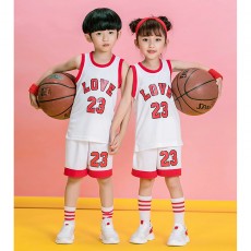 篮球服童装2823#新款篮服童装，可印字印号等