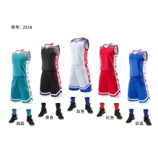 篮球服套装（231#）儿童篮球服和大人装同款
