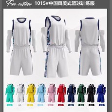 商品名称:1015 中国风美式篮球服（十种颜色，大装和童装尺码齐）
